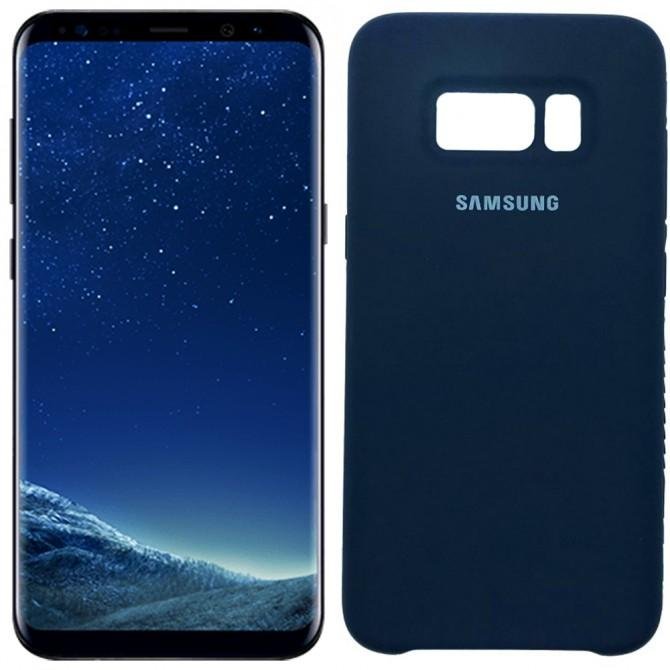 Чохол Soft Case для Samsung G950 Galaxy S8 Темно Синій FULL