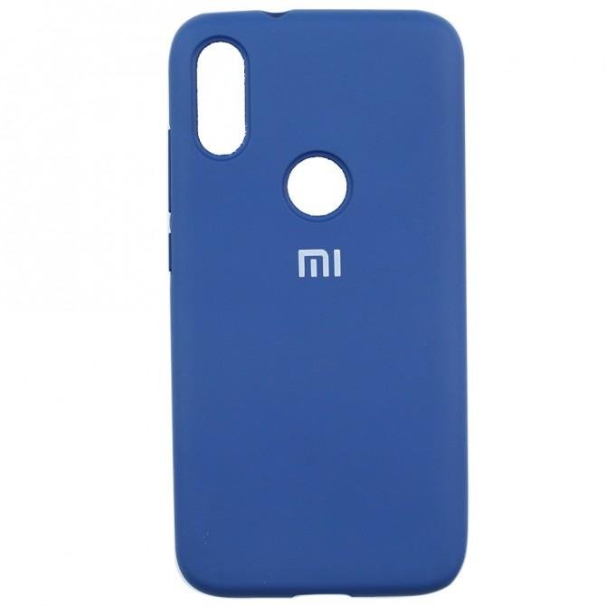 Чохол Soft Case для Xiaomi Mi Play Темно Синій FULL-1
