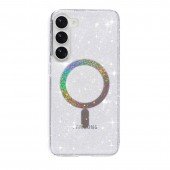 Чохол TPU Eclipse Sparkle (MagFit) для Samsung Galaxy S24 Прозорий Чохол TPU Eclipse Sparkle (MagFit) для Samsung Galaxy S24 Прозорий