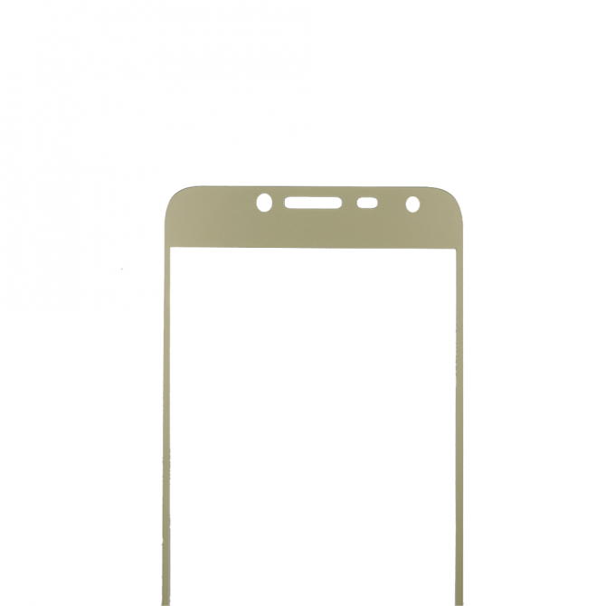 Защитное стекло для SAMSUNG J400 Galaxy J4 (2018) (0.3 мм, 2.5D, с золотистым Silk Screen покрытием-1