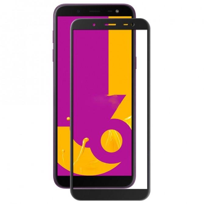 Защитное стекло для SAMSUNG J600 Galaxy J6 (2018) (0.3 мм, 2.5D, с чёрным Silk Screen покрытием)