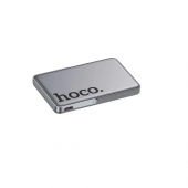 Дополнительная батарея Hoco 5000 mAh Q36 Sunlight magnetic suction+holder PD20W Metal grey