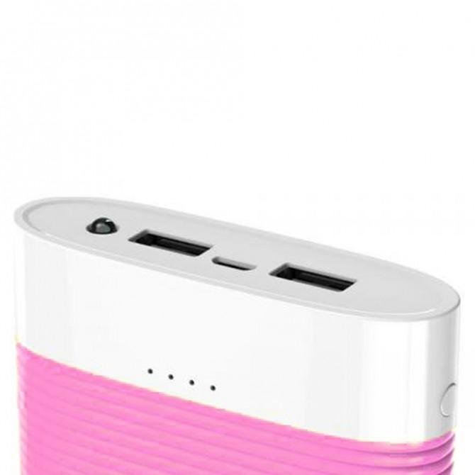 Повербанк Jellico ZR-10 Li-ion 10000mAh Рожевий-1