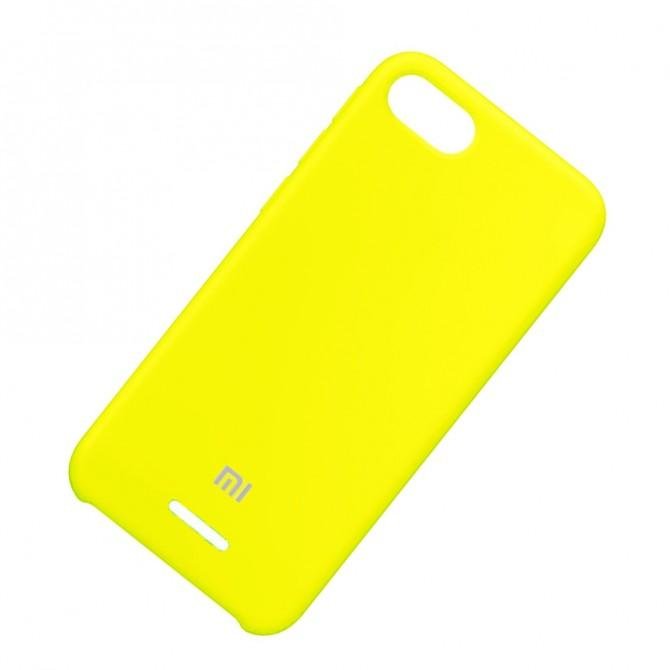 Чехол Soft Case для Xiaomi Redmi 6a Ярко жёлтый-2