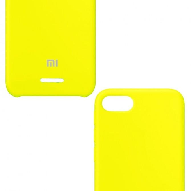 Чехол Soft Case для Xiaomi Redmi 6a Ярко жёлтый-3