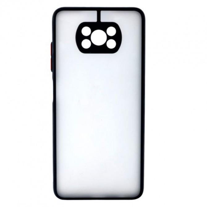 Чехол MATT CASE Xiaomi Poco X3 Черный