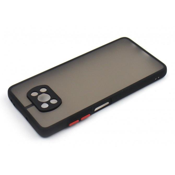 Чехол MATT CASE Xiaomi Poco X3 Черный-1
