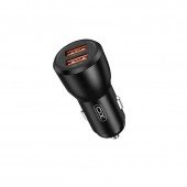 АЗУ XO CC55 2USB/QC3.0 18W / USB 12W Black АЗУ XO CC55 2USB/QC3.0 18W / USB 12W Black
