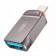 Перехідник XO OTG NB281A Lightning to USB Zinc Alloy Grey
