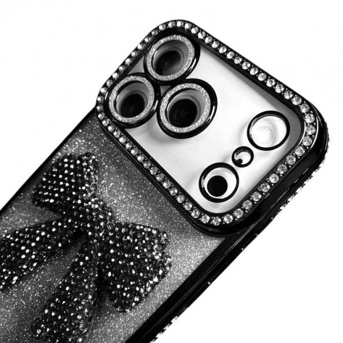 Накладка Glossy Bow для iPhone 17 Pro Black-3