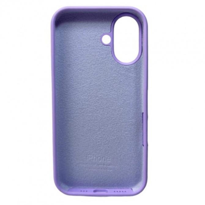 Силиконовый чехол для iPhone 16 Plus Elegant Purple FULL-1