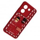 Чохол 3D Coffee&Cookie series for Xiaomi Redmi Note 13 4G Marsala