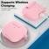 Чохол U-Like Silicone Protective Case For Airpods 3 Slim + clamp Pink