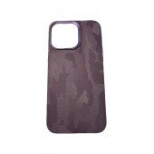 Шкіряний чохол Camo with MagSafe for iPhone 15 Pro Max Purple Шкіряний чохол Camo with MagSafe for iPhone 15 Pro Max Purple