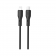 Кабель XO NBQ231A PD Rock series Type-C to Lightning 27W 1m Black