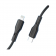 Кабель XO NBQ231A PD Rock series Type-C to Lightning 27W 1m Black