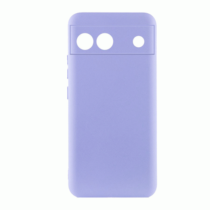 Чехол Silicone Case Google Pixel 6a Сиреневый FULL