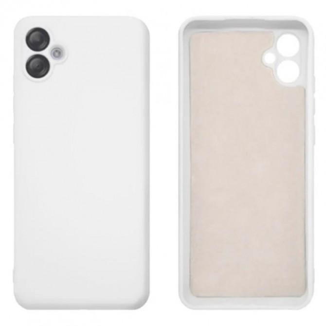 Чохол силіконовий Soft Samsung A045 Galaxy A04 Білий FULL-1