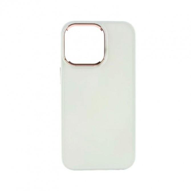 TPU чохол Bonbon Metal Style для Xiaomi Redmi Note 13 Pro 4G Білий