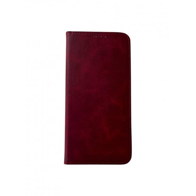 Чохол-книжка Lines Leather for Xiaomi Poco X3 Red