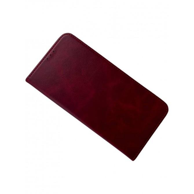 Чохол-книжка Lines Leather for Xiaomi Poco X3 Red-1
