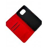 Чохол-книжка Lines Leather for Xiaomi Poco X3 Red Чохол-книжка Lines Leather for Xiaomi Poco X3 Red