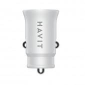 Автомобильное зарядное устройство Havit HV-CC2022 USB+Type-C 20W Белый