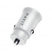 Автомобильное зарядное устройство Havit HV-CC2022 USB+Type-C 20W Белый
