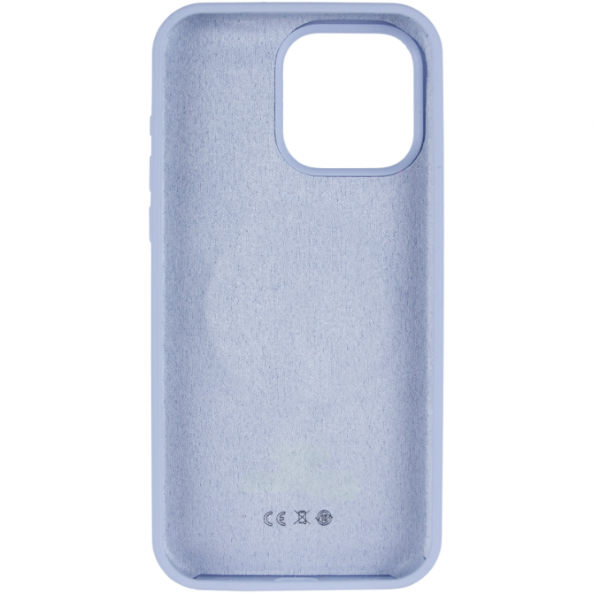 Силіконовий чохол для iPhone 16 Pro Lilac Blue FULL (NO LOGO)-2