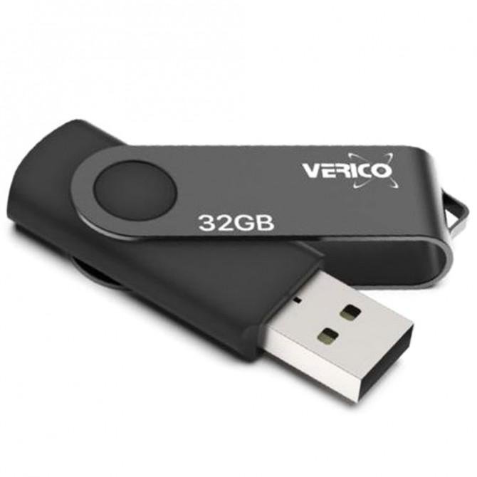 Флеш память Verico USB 32Gb Flip Чёрный-1
