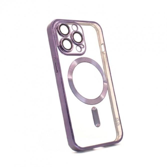 Силиконовый чехол SHINING with MagSafe для iPhone 12 Лавандовый