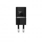Мережевий зарядний пристрій 1Type-C Baseus GaN5 Fast Charger (mini) 1C 20W EU Black