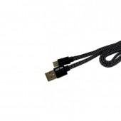 Кабель WALKER C755 Type-C Black 0.2m