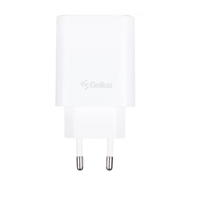 Мережевий зарядний пристрій Gelius Stratus GP-HC068 45W (1Type-C+1USB-A) White