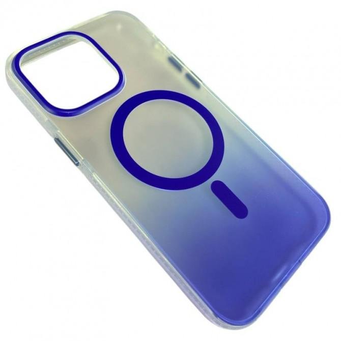 Чохол TPU+PC Phantom with MagSafe для Apple iPhone 14 Pro Max (6.7") Blue-3