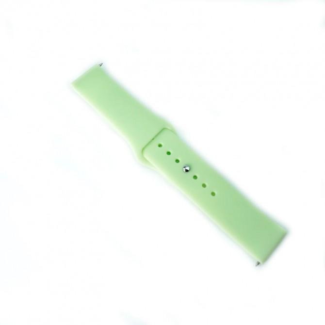 Ремешок универсальный силиконовый Semi-twill 22mm Авокадо