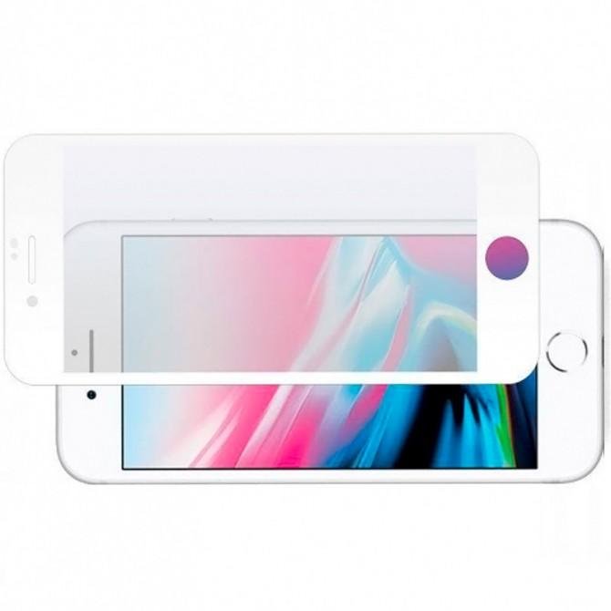 Защитное стекло Deer для APPLE iPhone 7 Plus/8 Plus (0.3 мм, 5D белое)-1
