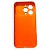 Чохол-накладка Frosted Glass для iPhone 16 Orange