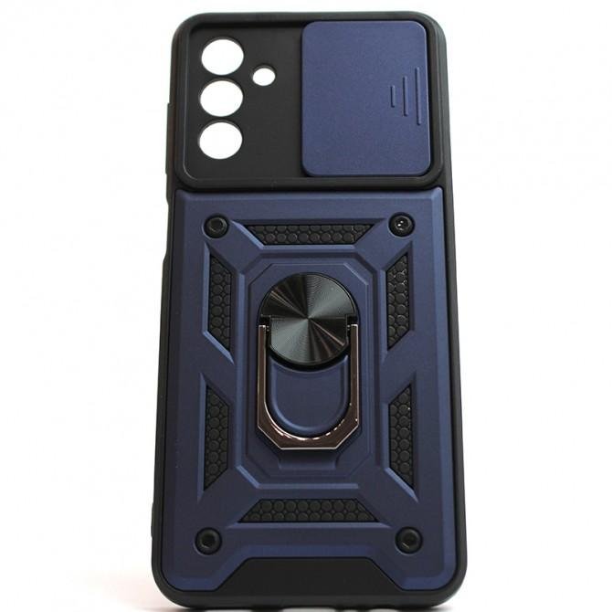 Чохол HONOR Hard Defence Series Samsung A047 Galaxy A04s Blue (with Camshield and magnet)