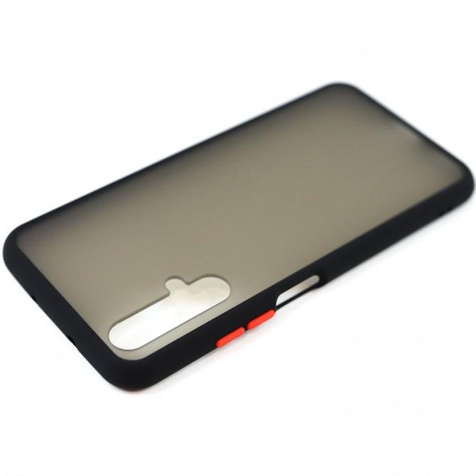 Чехол MATT CASE для Huawei Honor 20/Nova 5T Чёрный-3