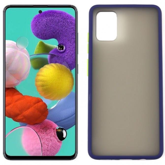 Чехол MATT CASE для Samsung A51 Galaxy A515 Dark Blue