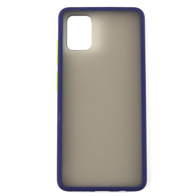 Чехол MATT CASE для Samsung A51 Galaxy A515 Dark Blue-1