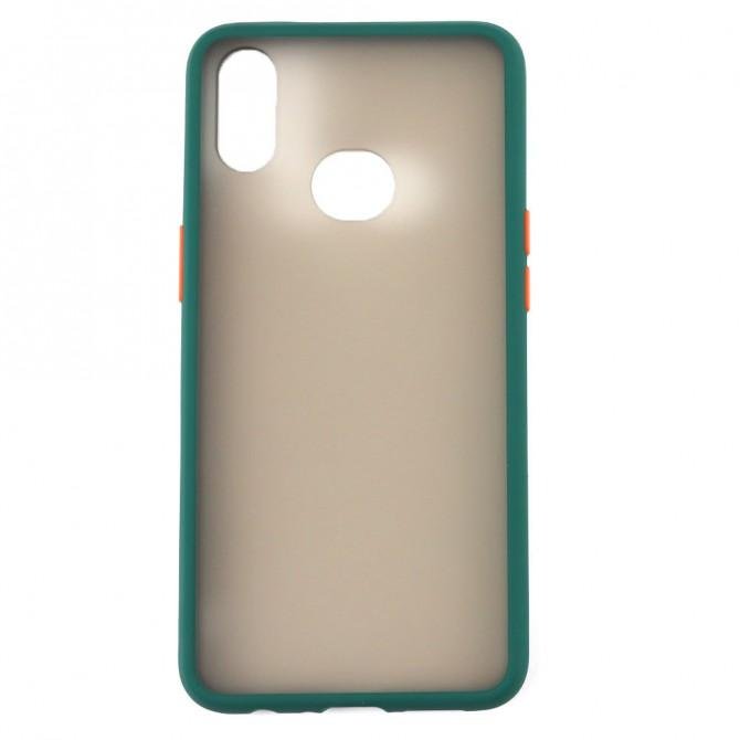 Чехол MATT CASE для Samsung A107 Galaxy A10s Dark Green-1