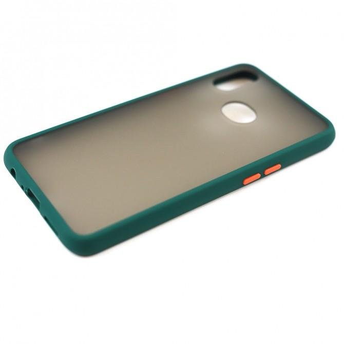 Чехол MATT CASE для Samsung A107 Galaxy A10s Dark Green-3