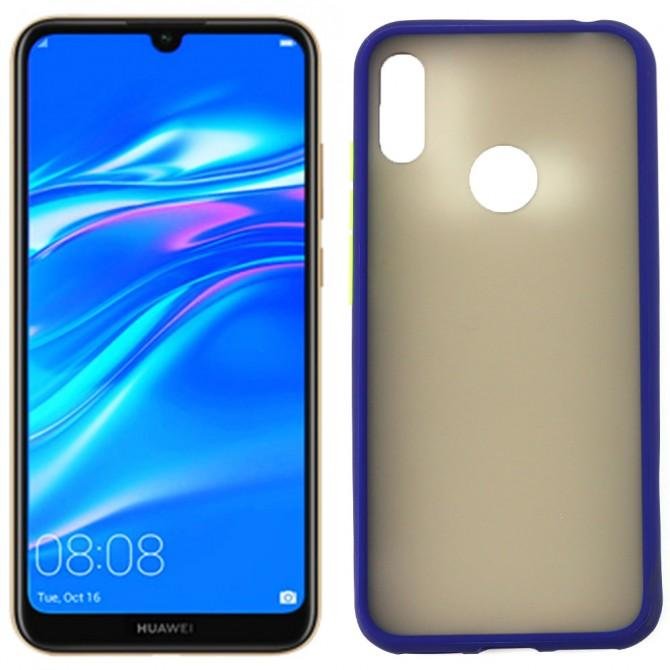 Чехол MATT CASE для Huawei Y7 2019 Dark Blue