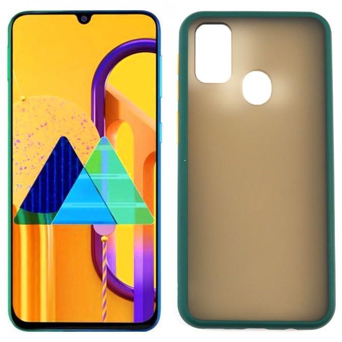 Чехол MATT CASE для Samsung M307 Galaxy M30s/M215 Galaxy M21 Dark Green