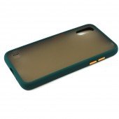 Чохол MATT CASE для Samsung A015 Galaxy A01 темно зелений Чохол MATT CASE для Samsung A015 Galaxy A01 темно зелений
