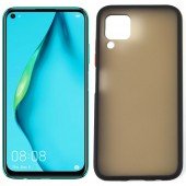 Чехол MATT CASE для Huawei P40 Lite Чёрный Чехол MATT CASE для Huawei P40 Lite Чёрный