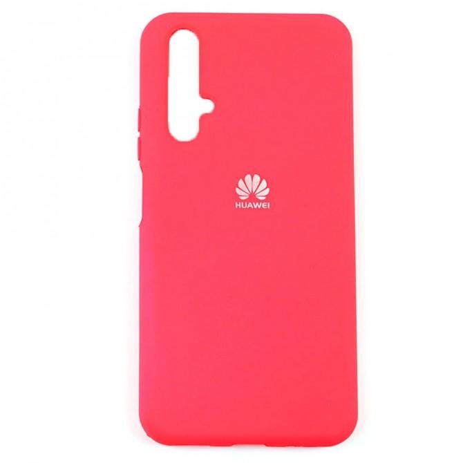 Чохол Original Soft Case Huawei Honor 20/Nova 5T Яскраво рожевий FULL-1