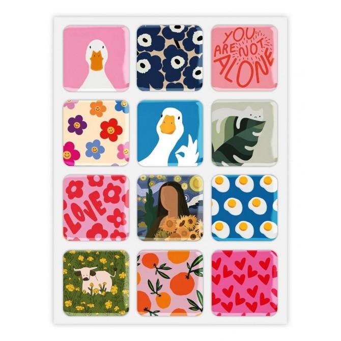 Набір наклейок 3D STICKERS Goose 2